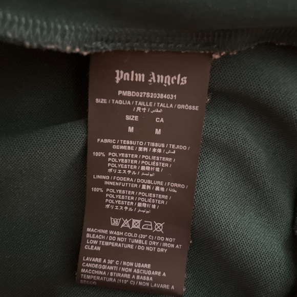 Palm Angels green monogram track jacket - Picture 3 of 4